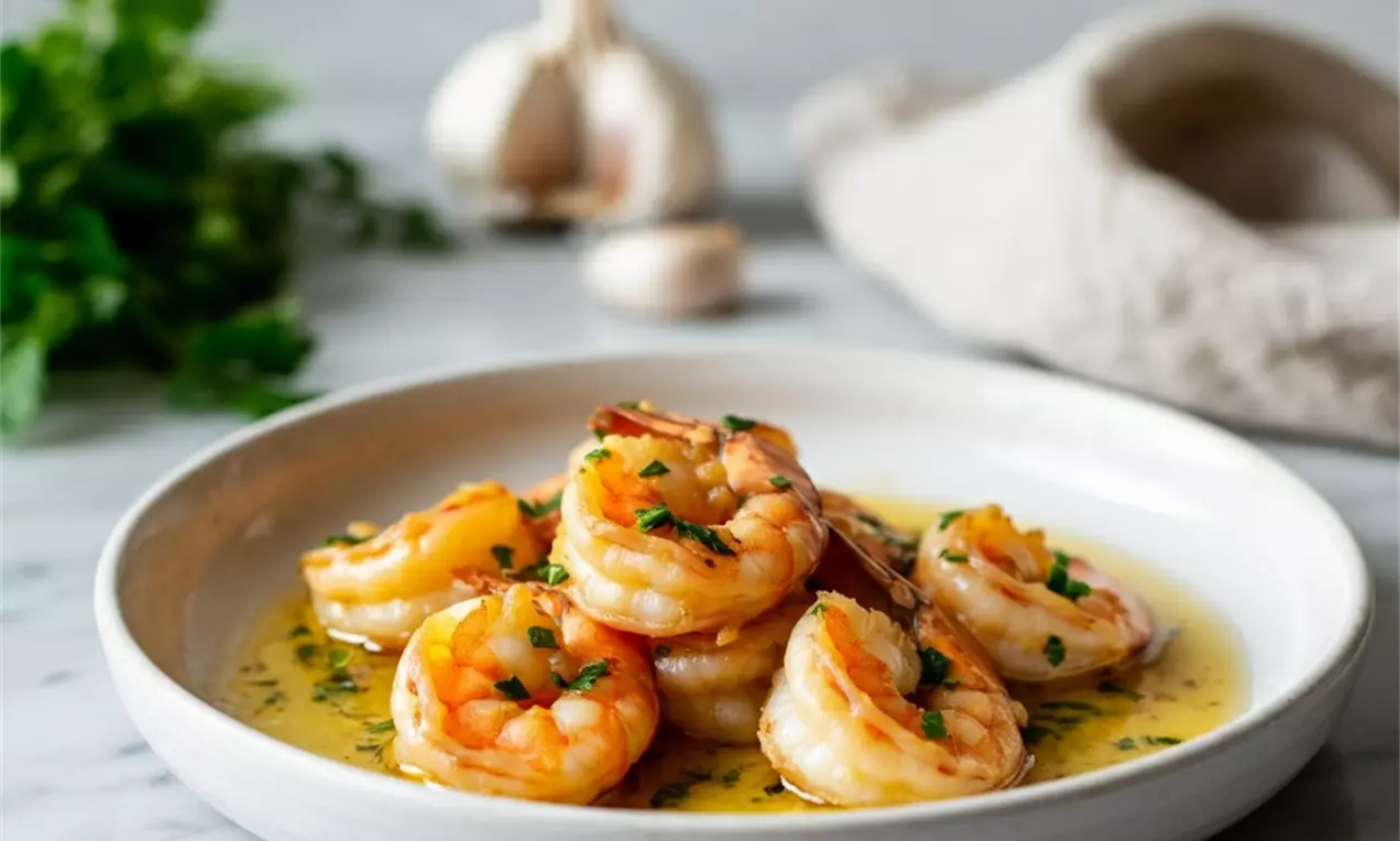Picture - Prawns in Vanilla Garlic Butter